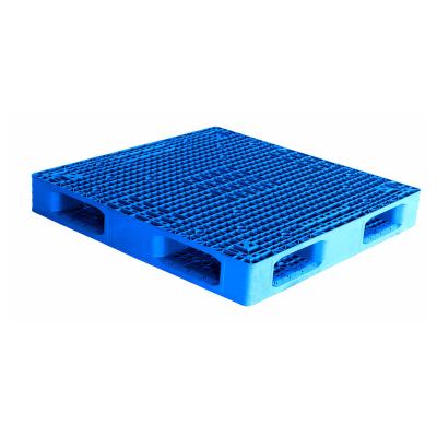 China Double Faced Versatility 1100 X 1100 Outdoor Industrial Double Warehouse Use Stackable Reinforced Plastic Pallet for sale