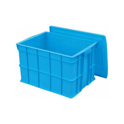 China Solid Box High Quality Injection Recycle Storage Industrial Stackable Auto Parts Storage KLT Plastic Moving Box for sale