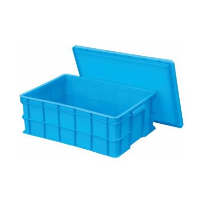 China Solid Unbreakable Hand Grade Plastic Box Turnover Basket Plastic Crates Movable Box for sale