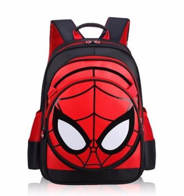 China Spider-man Waterproof Custom Comfortable Relaxation Alpine School Bag for sale