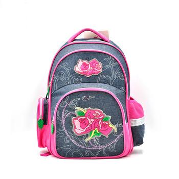 China 2018 waterproof new cute school bag for girl with carton design backpack for kids for sale