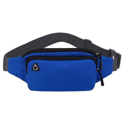 China Wholesale Unisex Water Proof Plain Running Bum Waist Bag With Custom Logo Sports Fanny Pack Blank Nylon Crossbody for sale