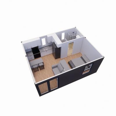 China Modern Prefab Design Ready Made Smart Folding Smart House 8 Hours Assembly House For Sale for sale