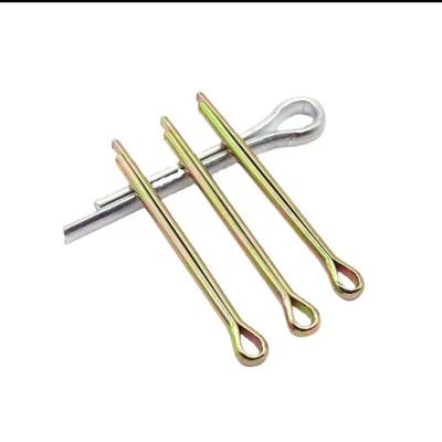 China Construction Industry Machinery Metric Carbon Steel Cotter Pins / Split Pins R Type Safety Pins for sale