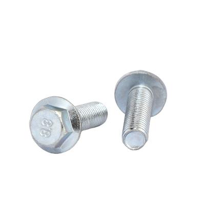 China Flat Fasteners Flange High Quality Hex Bolt Flange Hexagon Bolt And Nut for sale