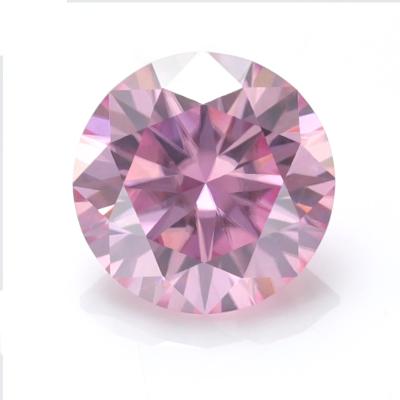 China Fire Top Color Play or Sell DEF Colored Moissanite Diamond Cut Excellent Pink Loose Moissanite Gemstone for sale