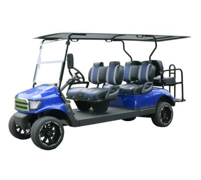 China Best Selling Durable High Speed ​​6 Seater Electric Golf Cart Shuttle 23*10.5-14 for sale