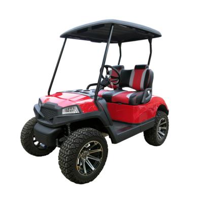 China Reasonable Price 23*10.5-14 Aluminum Frame Power Company Vehicle 2 Seater Golf Cart for sale