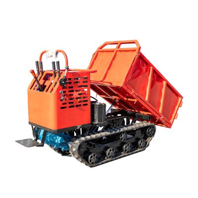 China Mini Dumper Hydraulic Portable Crawler 300kg Mini Dumper Dumper 300kg Truck Crawler Dump Rubber Track for sale