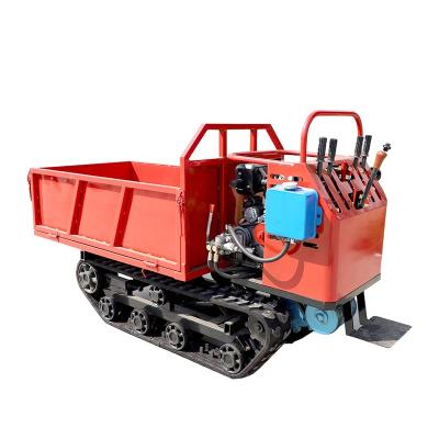 China Hydraulic Mini Crawler Dumper All Terrain Mini Dumper Diesel Crawler Dump Mini Dumper 500kg for sale