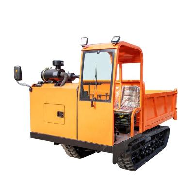 China All Terrain Caterpillar 5 Track Dumper Ton All Terrain Diesel Crawler Dumper Palm Fruit Carrier Rubber Track For Sale < 4L for sale