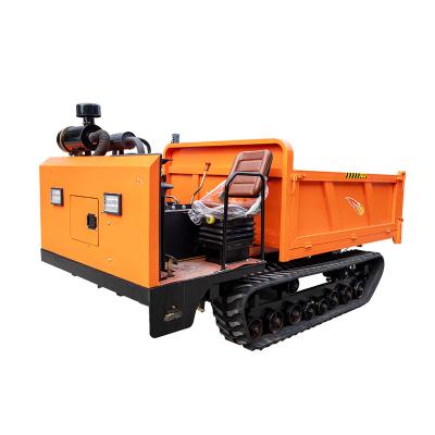 China New Arrivals 4 Ton Hydraulic Crawler Dumper Rubber Crawler Truck Universal Dump Safety Carrier For Sale for sale