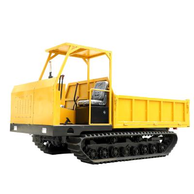 China Factory Price Farm Crawler Transport Dumper 6 Ton Medium Low Speed ​​Offroad Haul Truck For Sale < 4L for sale