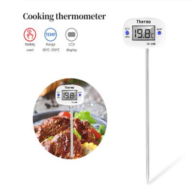 China Portable Electronic LCD Food Monitors Stainless Steel Sensor Probe Cooking BBQ Food Meat Digital Thermometer Tools for sale