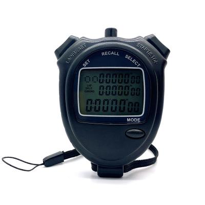 China Offer Black Sports Stopwatch Digital Sports Stopwatch Timer Big Screen Swimming Seasonal Rhythms for sale