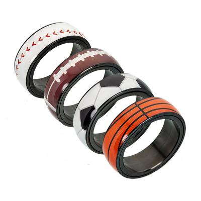 China Fashionable China Promotional Quality Wholesale Stainless Steel Items Products LC Basketball Sports Ring for sale