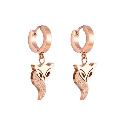 China 925 sterling silver cute piercing high quality custom CLASSIC snake fox bee spiral earrings for women and girls for sale