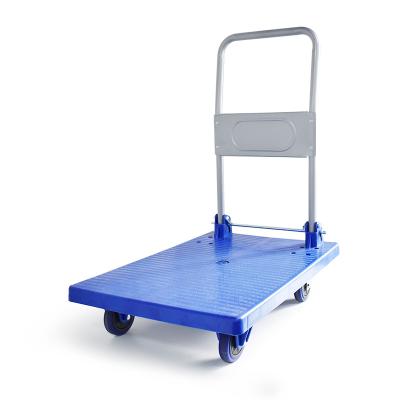 China New Hot Sale Durable Plastic Folding Platform Hand Trolley Heavy Duty Platform Work Trolley for sale