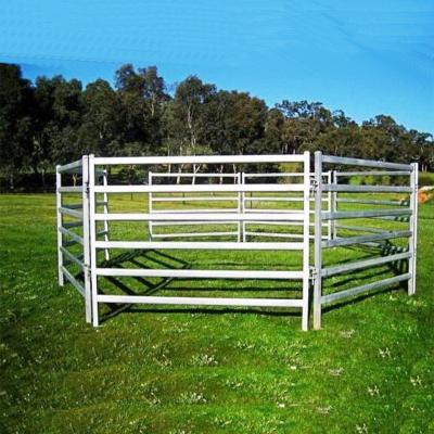 China Easily Assembled Galvanized Portable Metal Cattle Yard Fence Panels For Australia New Zealand Livestock Fence for sale