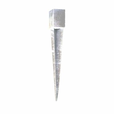 China Yard Long Life Galvanized Steel Ground Pole Anchor For Garden Fence Post for sale