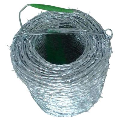 China Farm Fence High Security Hot-Dipped Galvanized Wire Barb Fence 50kg Coil Barbed Wire for sale