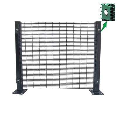 China Easily Assembled Durable Steel High Security Anti-Climb 358 Railway Station Barrier Panel for sale