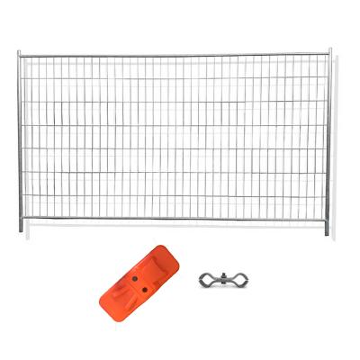 China Easily Assembled Economic Dury Welding Mesh Panel Hoarding Temporary Construction Fence for sale