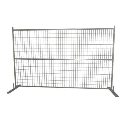 China Easily assembled galvanized or powder coated temporary safety and construction fencing with metal feet for sale