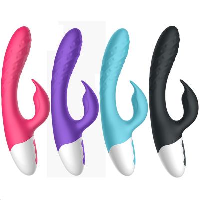 China MEIPER Realistic Upgraded Soft Silicone USB Magic Wand Massager G Spot Stimulation Electric Rabbit Vibrators For Women for sale