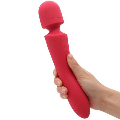 China Heating Function Medical Grade Silicone Material Wand Massager For Body Adult Wireless AV Wand Massager Handheld Massager for sale