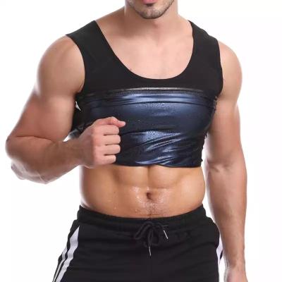 China Sauna Sweat Men Fitness Slimming Tank Top Sauna Sweat Vest for sale