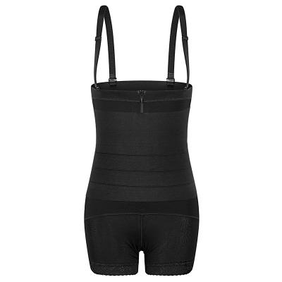 China Breathable 2 in 1 Butt Lifter Tummy Control Body Shaper Corset Shapewear Bodysuit Waist Trainer for sale