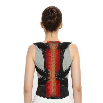 China Breathable Spine Corset Posture Correction Back Steel Straps Babaka Posture Corrector Back Shoulder Support Belt for sale