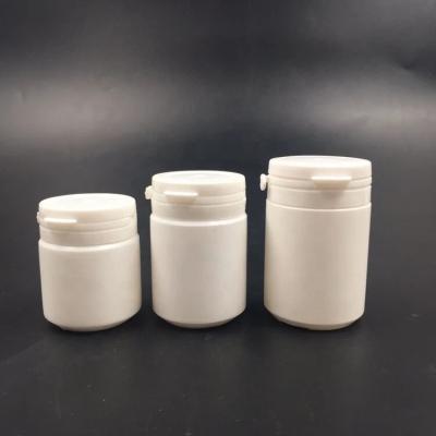 China Medicine factory sale 100ml 120ml 150ml HDPE plastic bottle for chewing gum pill medicine with pull ring cap for sale