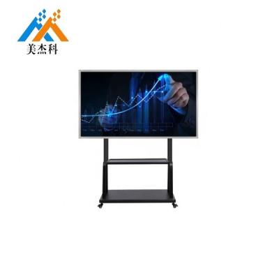 China Touch Screen LCD Digital Signage Display Portable Mobile Smart Interactive Whiteboard for sale