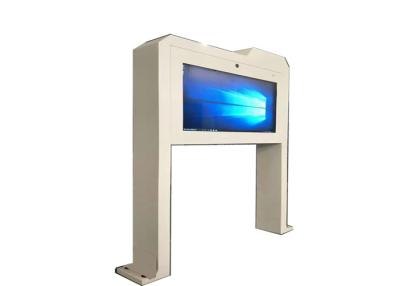 China Openluchttotem Digitale Signage Monitorvertoning 55“ De Schuilplaats IP65 van de Bushaltepost Te koop