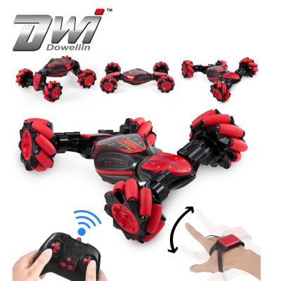 China RC Model Newest 2.4GHz 4WD RC Stunt Car Off Road Car With Light Hand Gesture rc car for sale