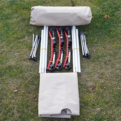 China Outdoor Beach Raising Winpolar Beach Outdoor Cot Folding Bed Traveling Camping Cradle for sale