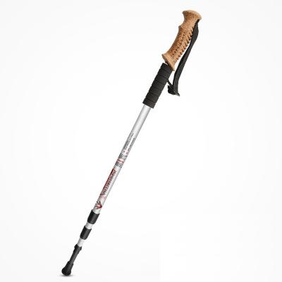 China 2021 Alpenstock Light Weight 2021 Mountaineering Poles Aluminum Folding Carbon Trekking Cane Nordic Rising Canes for sale