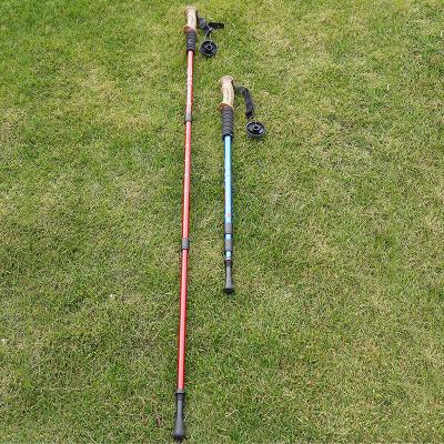 China Alpenstock high quality lightweight winpolar telescopic and lightweight aluminum alloy trekking poles poles for outdoor sports man for sale