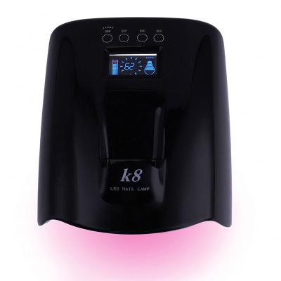 China ABS Plastic Dual Sun 2021 New Arrival 60W Lightweight Cordless UV Led Gel Dryer Nail Lamp For Salon Manicure for sale