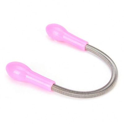 China Portable Mini Beauty Tool Body Hair Removal Device Sensitive Stainless Steel Facial Epilator Spring for sale