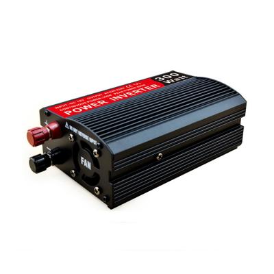 China Wholesale high quality 300w 12V 24v dual power inverter from USB to 110V 220v modified sine wave for rechargeable for sale