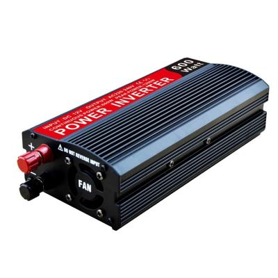 China Usb Factory Direct Sales Backup Power Inverter 600W High Power 12V 24V Dual AC 110v 220v DC Modified Sine Wave Power Inverter for sale