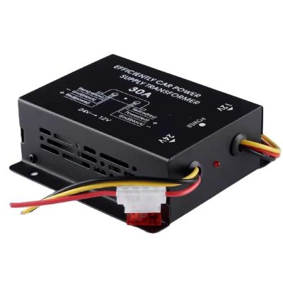 China Truck Power Transformer DC Converter Manufacturers-Suppliers 30A 360W Efficiently To DC 24v 12v Buck Power Converter Step Down for sale