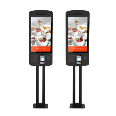 China With 27 Inch Face Recognition Self Service Payment Kiosk Printer For Remote Operated Grocery for sale