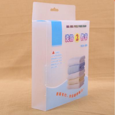 China Recycled PVC Hair Packaging Box PET Logo Custom Box Packaging Clear Materials OEM Factory Customized Household Products Box for sale