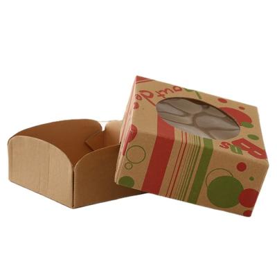 China Custom Materials Logo Folding Kraft Paper Lid And Recycled Low Gift Packing Boxes With Window Baby Shoes Packing Box Wholesale for sale