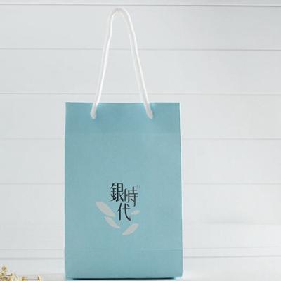 China Recyclable Custom Logo Printed Recyclable Paper Tote Bags Retail Paper Bag For Clothes for sale