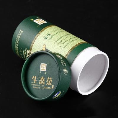 China Customized Logo Recyclable Biodegradable Paper Packing Tubes For Wholesale Tea Cardboard Tube Packaging for sale